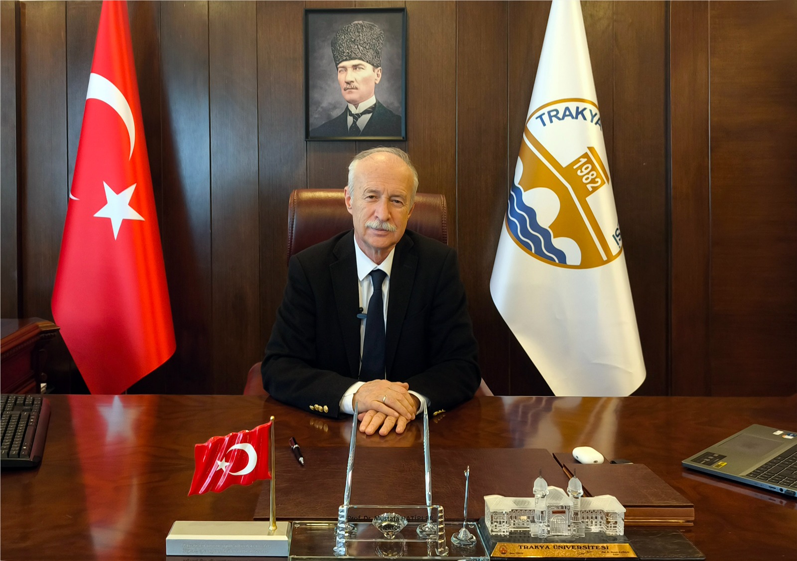 Trakya Üniversitesi Rektörü Prof. Dr. Mustafa Hatipler'in fotoğrafı